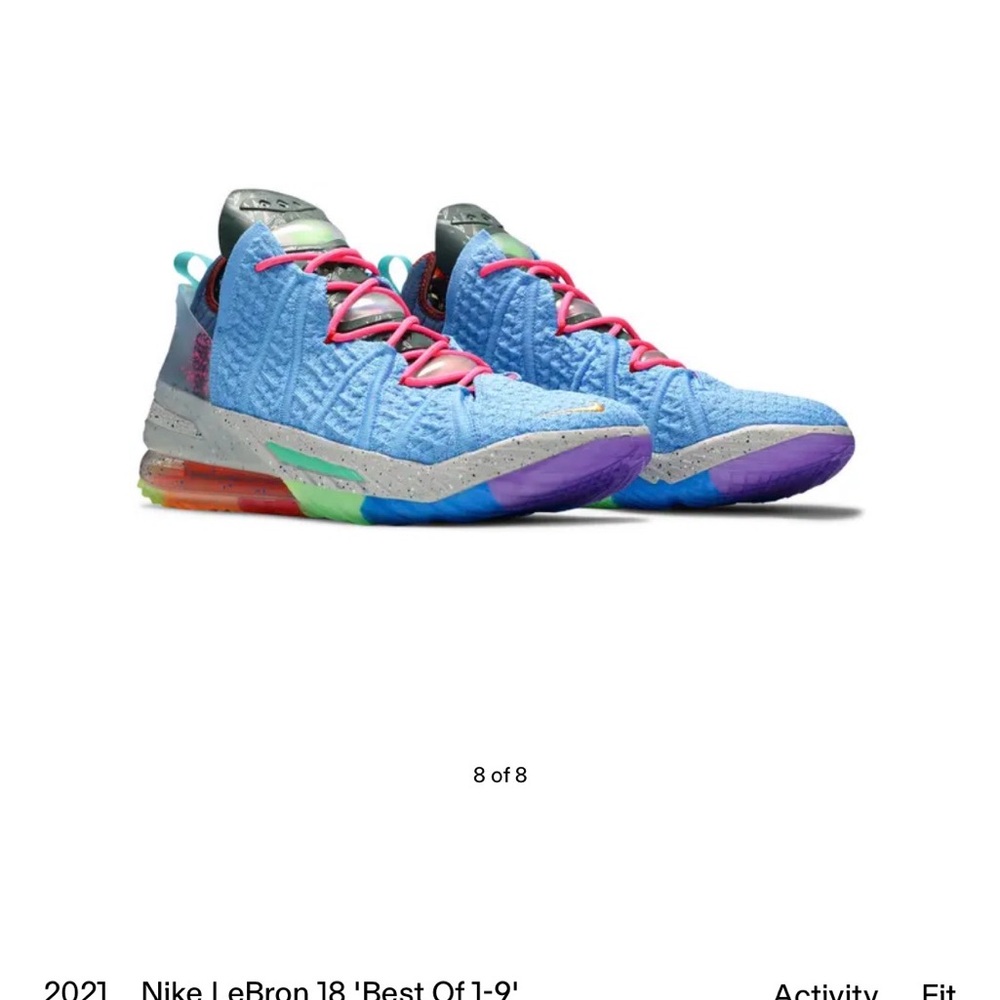 Nike LeBron 18 Multicolor Sneakers